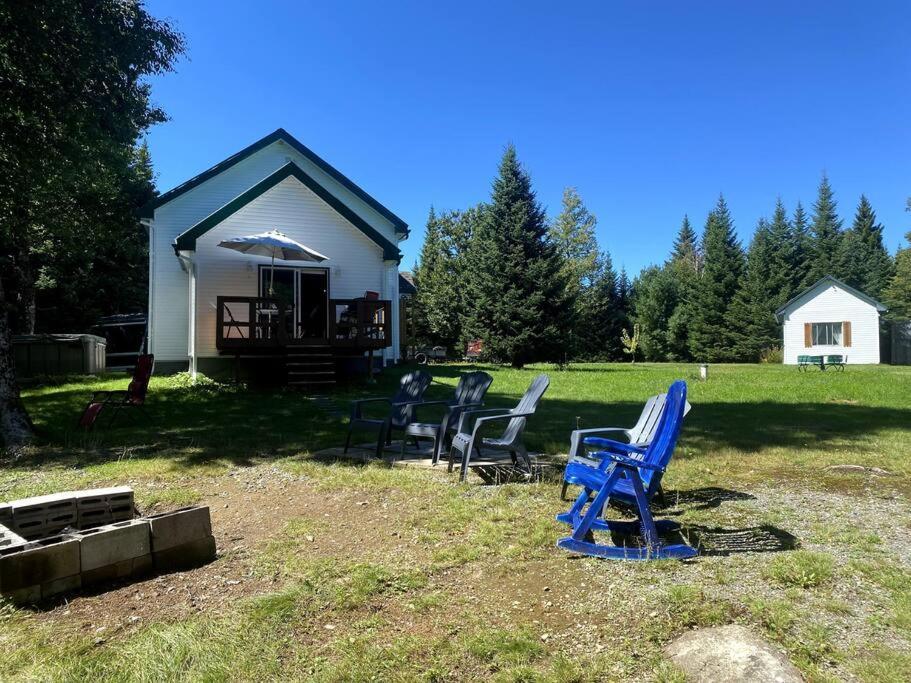 Le Jazz- Chalet Rustique/Chic Avec Spa Notre-Dame-Des-Bois Εξωτερικό φωτογραφία