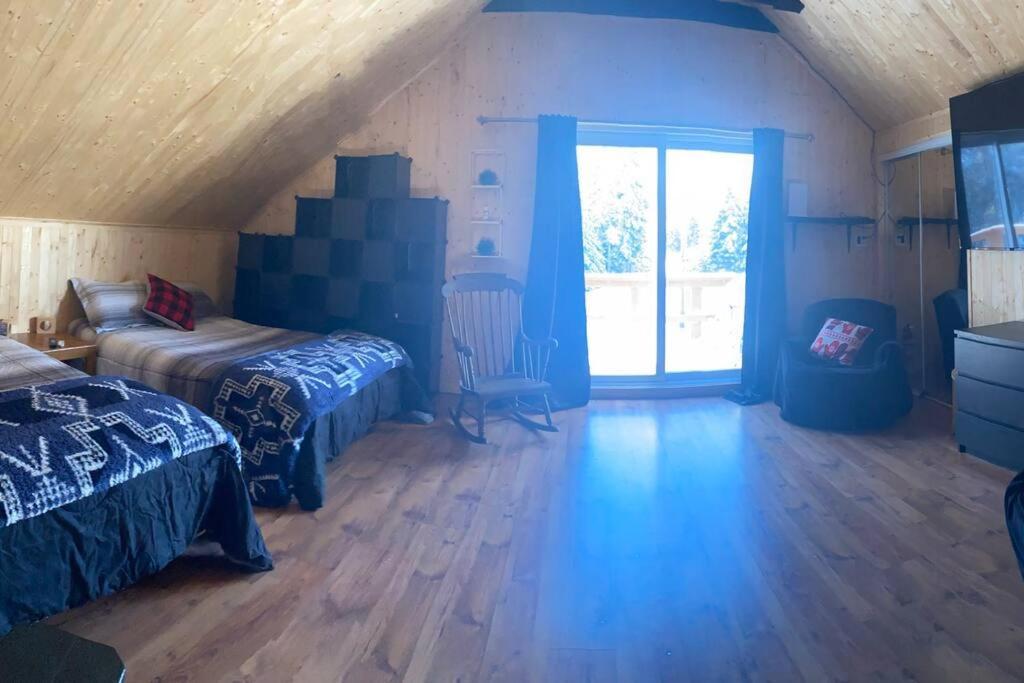 Le Jazz- Chalet Rustique/Chic Avec Spa Notre-Dame-Des-Bois Εξωτερικό φωτογραφία